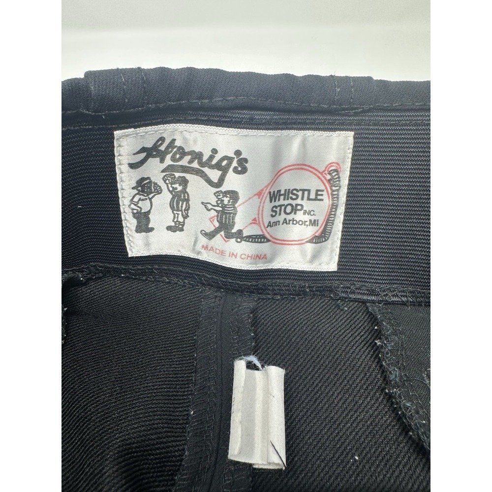 Honig's Whistle Stop Pants Men Size Large Black White Stripe - Picture 10 of 16